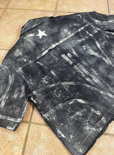 Artexplora House Painter Custom Raw Denim Jacket Jeans