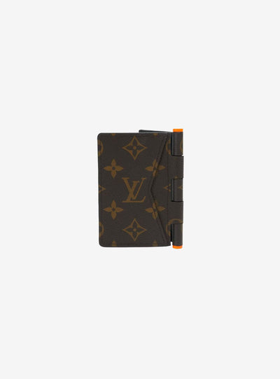 Louis Vuitton Pocket Organizer Monogram Solar Ray Orange Brown