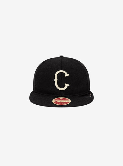 New Era Chicago White Sox Heritage Series Black Retro Crown 9FIFTY Strapback Cap