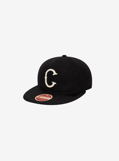 New Era Chicago White Sox Heritage Series Black Retro Crown 9FIFTY Strapback Cap