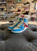 Air Jordan 1 Retro High Off-White University Blue - Usato 9/10