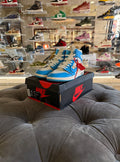 Air Jordan 1 Retro High Off-White University Blue - Usato 9/10