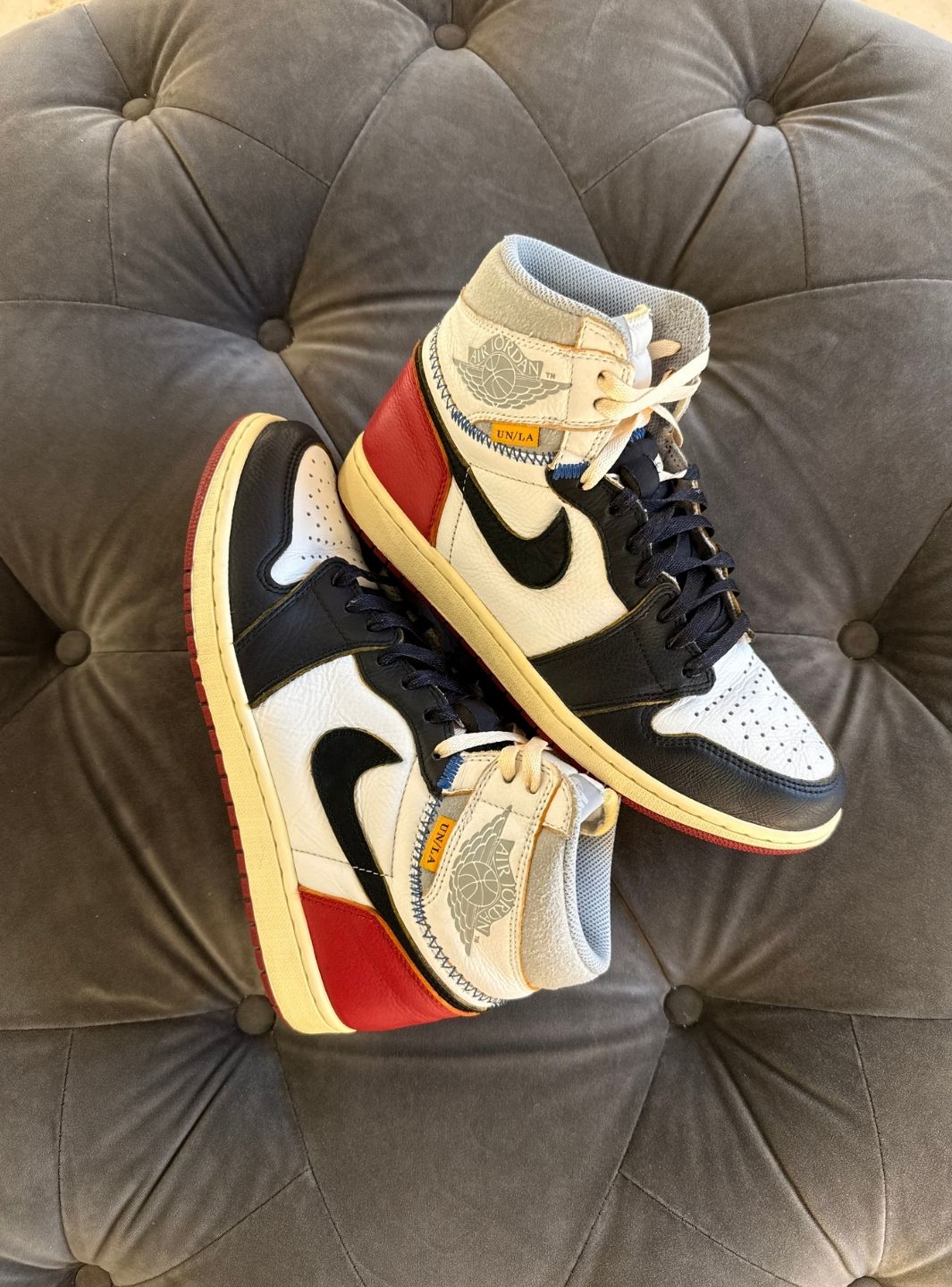 Air Jordan 1 Retro High Union Los Angeles Black Toe - Usato 9/10