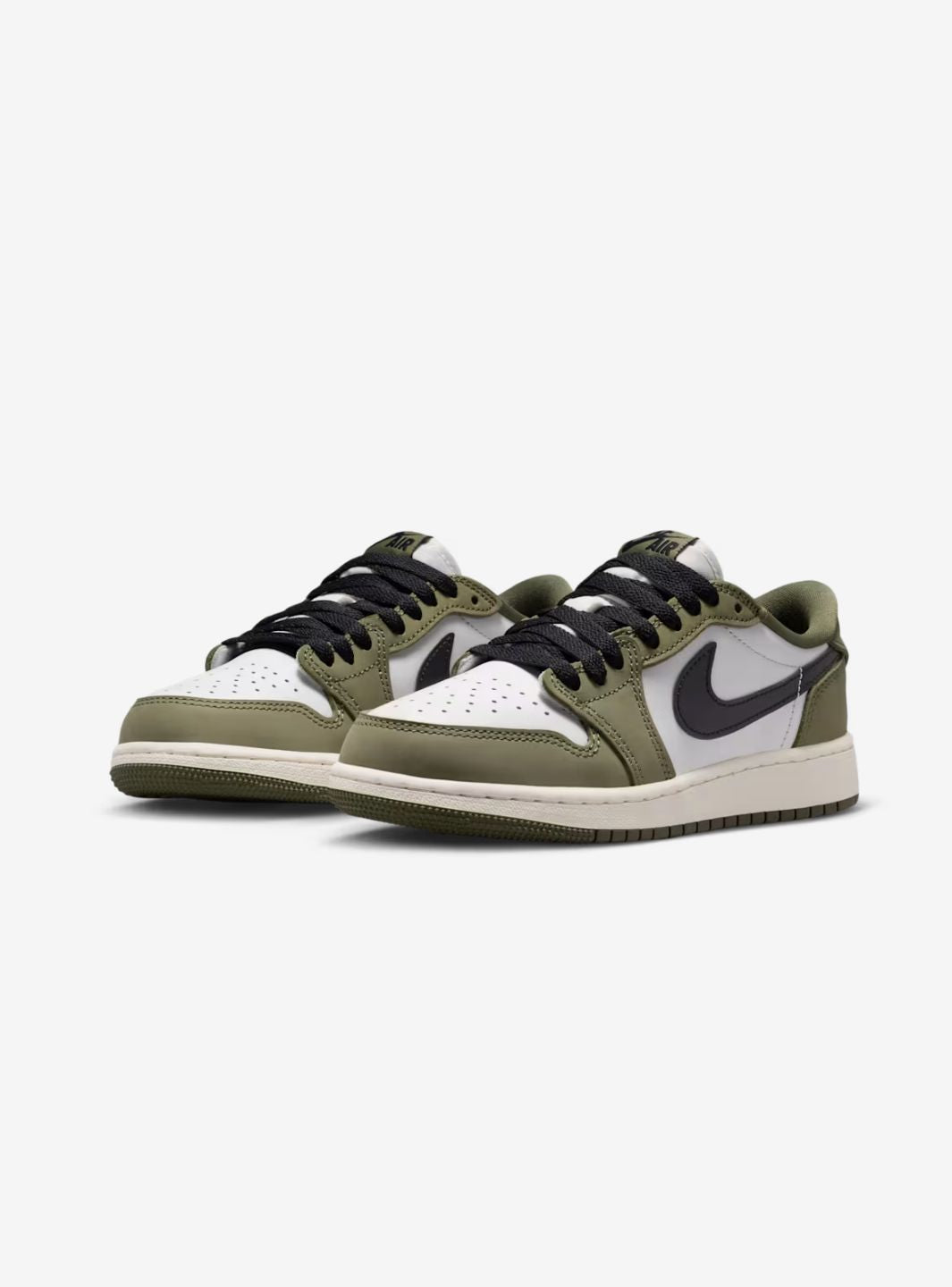 Air Jordan 1 Retro Low OG Medium Olive (GS)