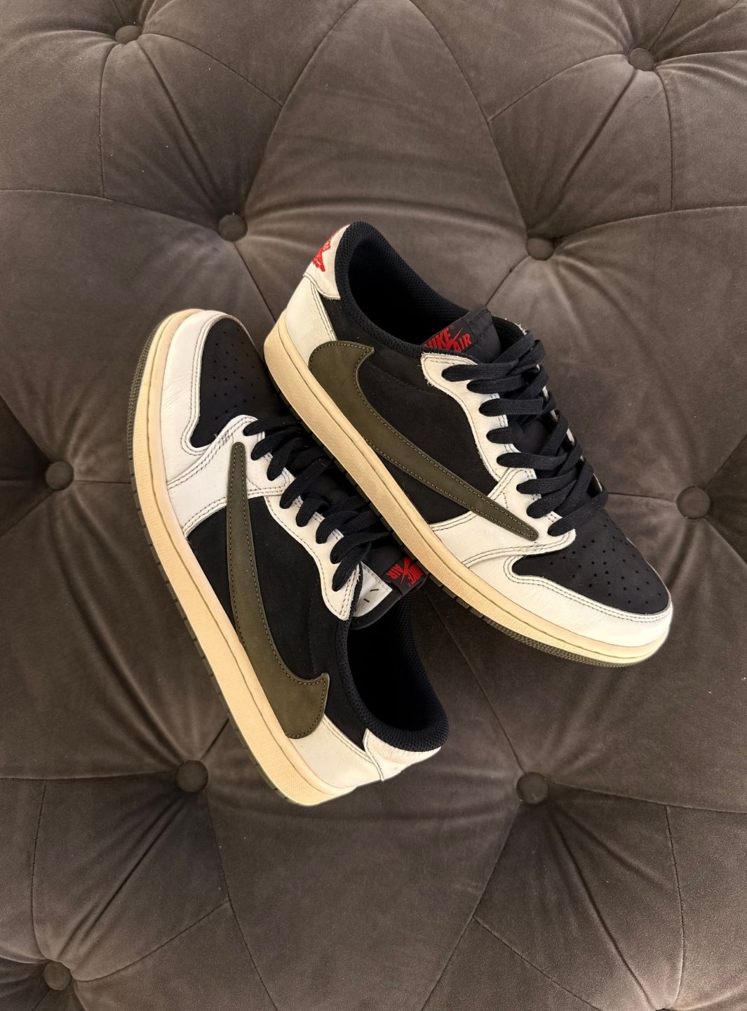 Air Jordan 1 Retro Low OG SP Travis Scott Olive - Usato 9.5/10