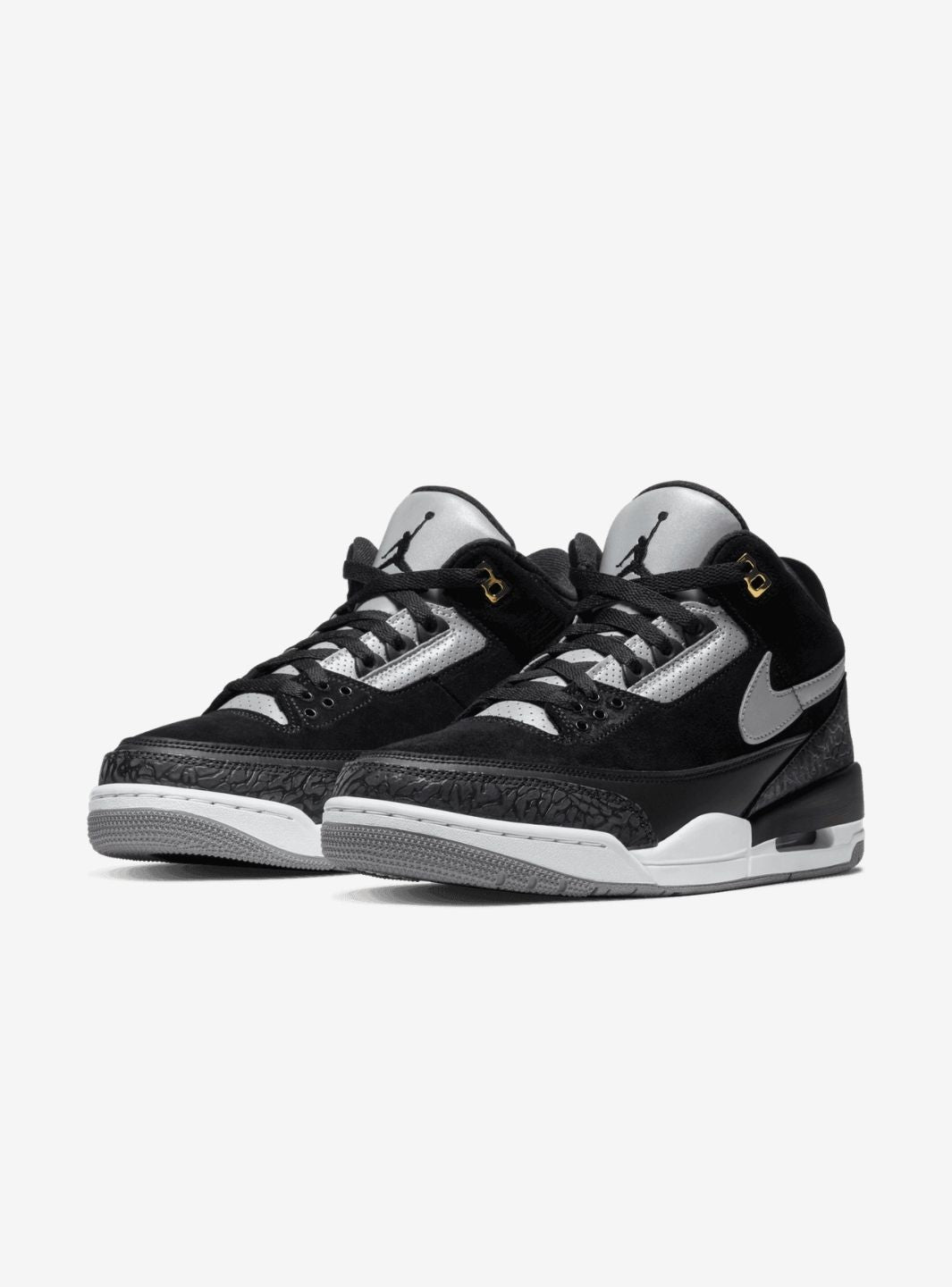 Air Jordan 3 Retro Tinker Black Cement Gold