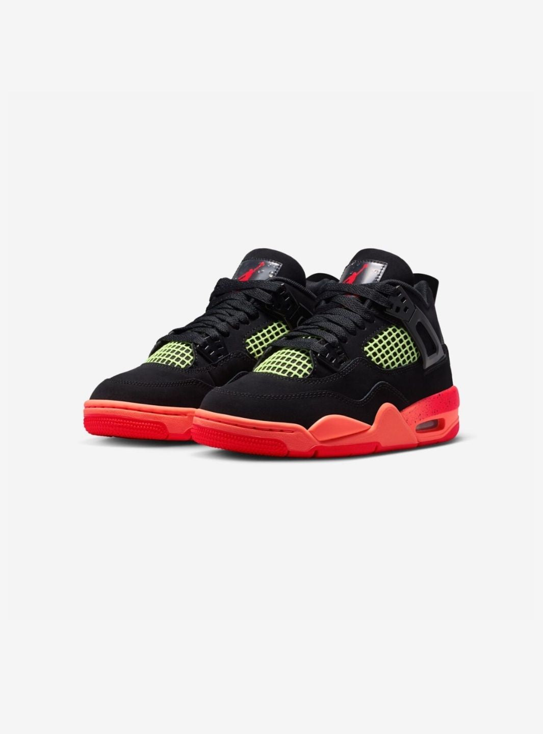 Air Jordan 4 Retro Black Infrared Barely Volt (GS)