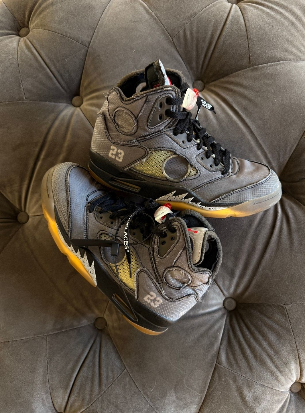 Air Jordan 5 Retro Off-White Muslin - Usato 8/10