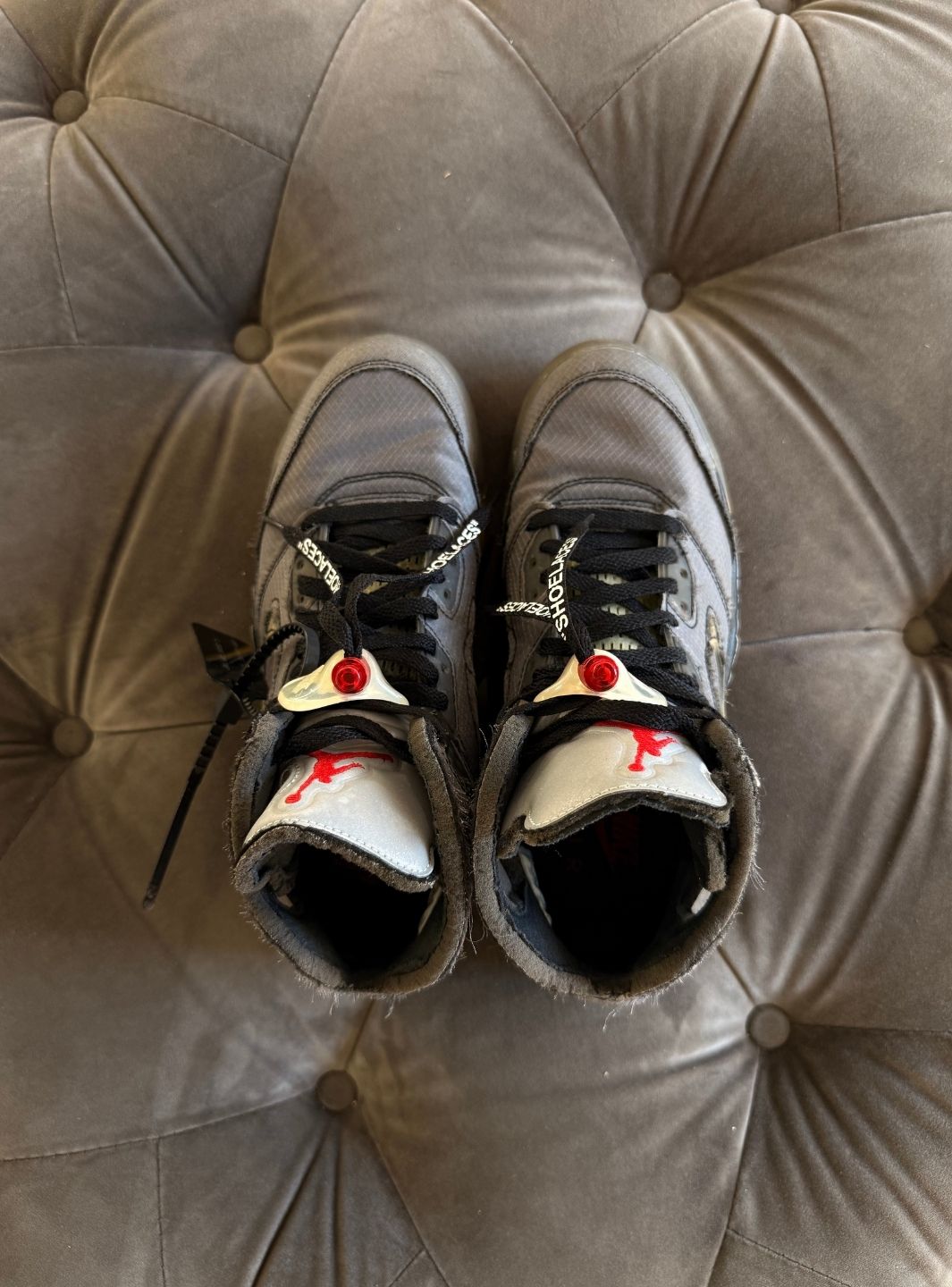 Air Jordan 5 Retro Off-White Muslin - Usato 8/10