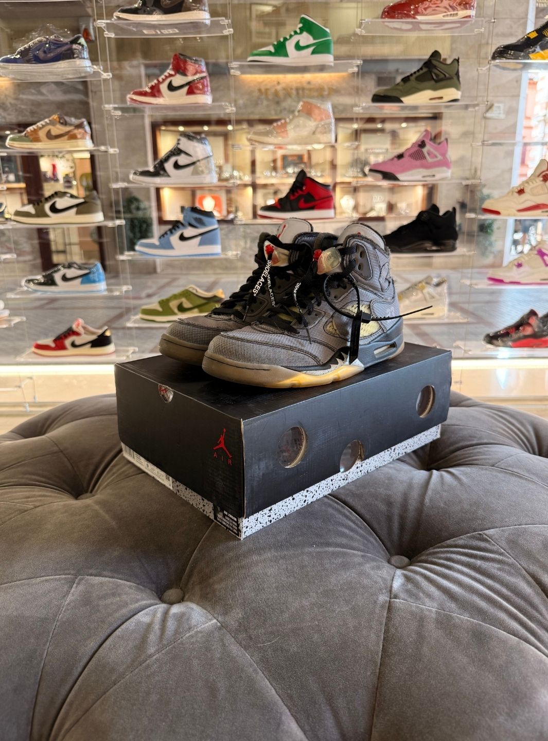 Air Jordan 5 Retro Off-White Muslin - Usato 8/10
