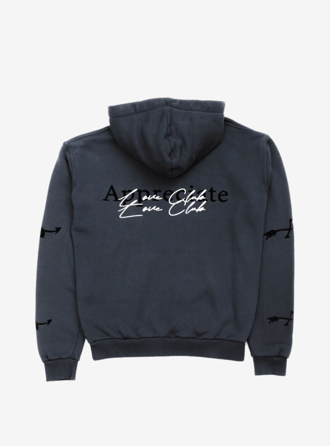 Appreciate Hoodie Vintage Black