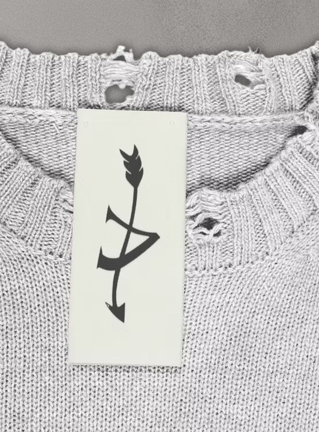 Appreciate Granny's Sweater Ash Grey