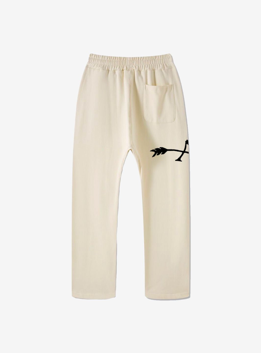 Appreciate Logo Sweatpants Cream