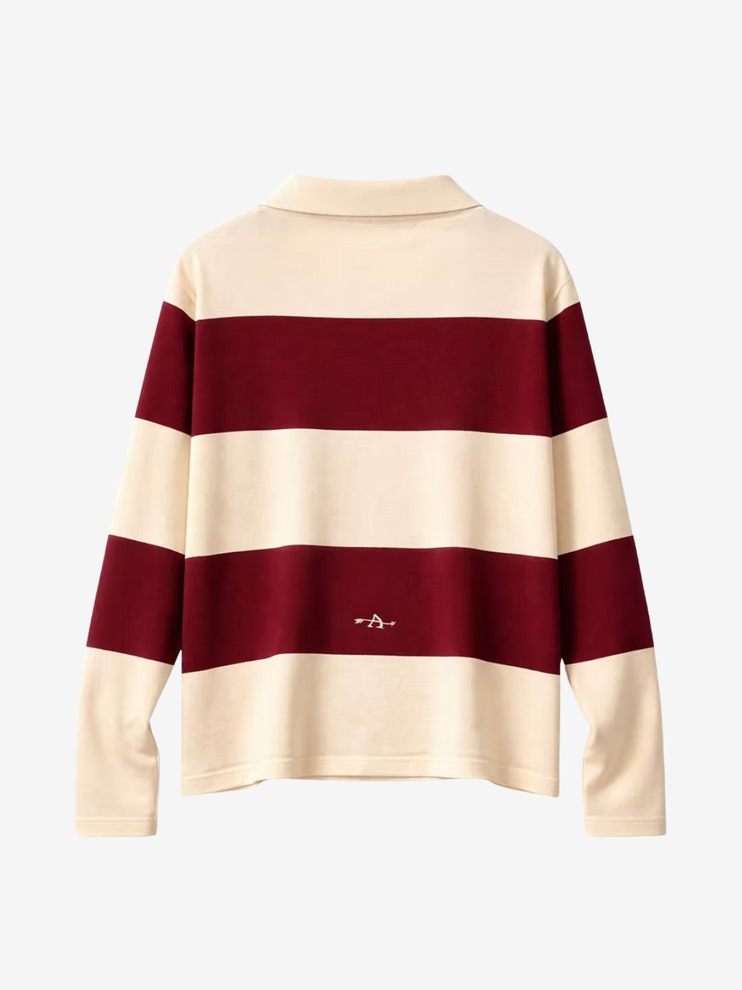 Appreciate Long Sleeve Polo Burgundy
