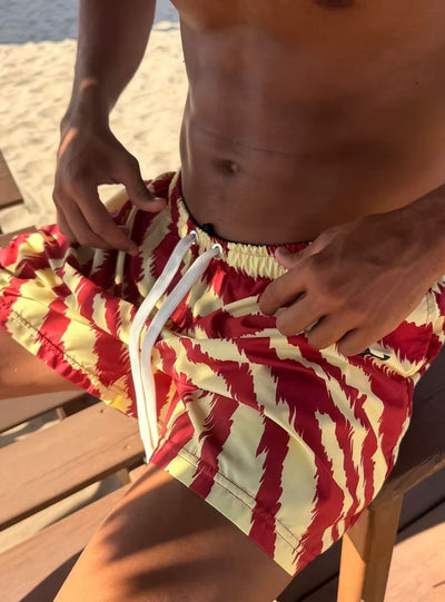 Appreciate Swim Shorts KetchMayo Stripes