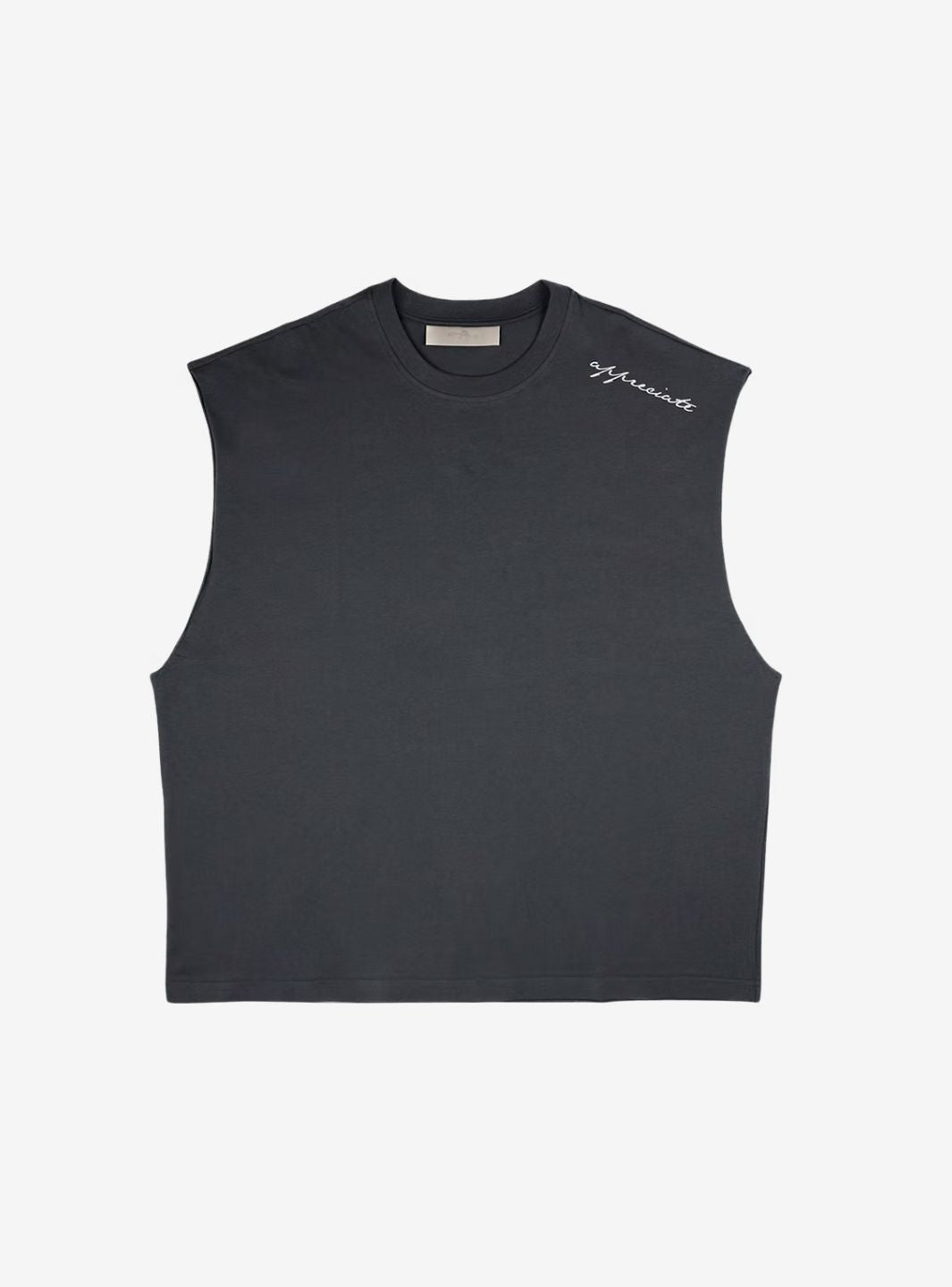 Appreciate Tank Top Asphalt