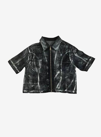 Artexplora House Painter Custom Raw Denim Jacket Jeans