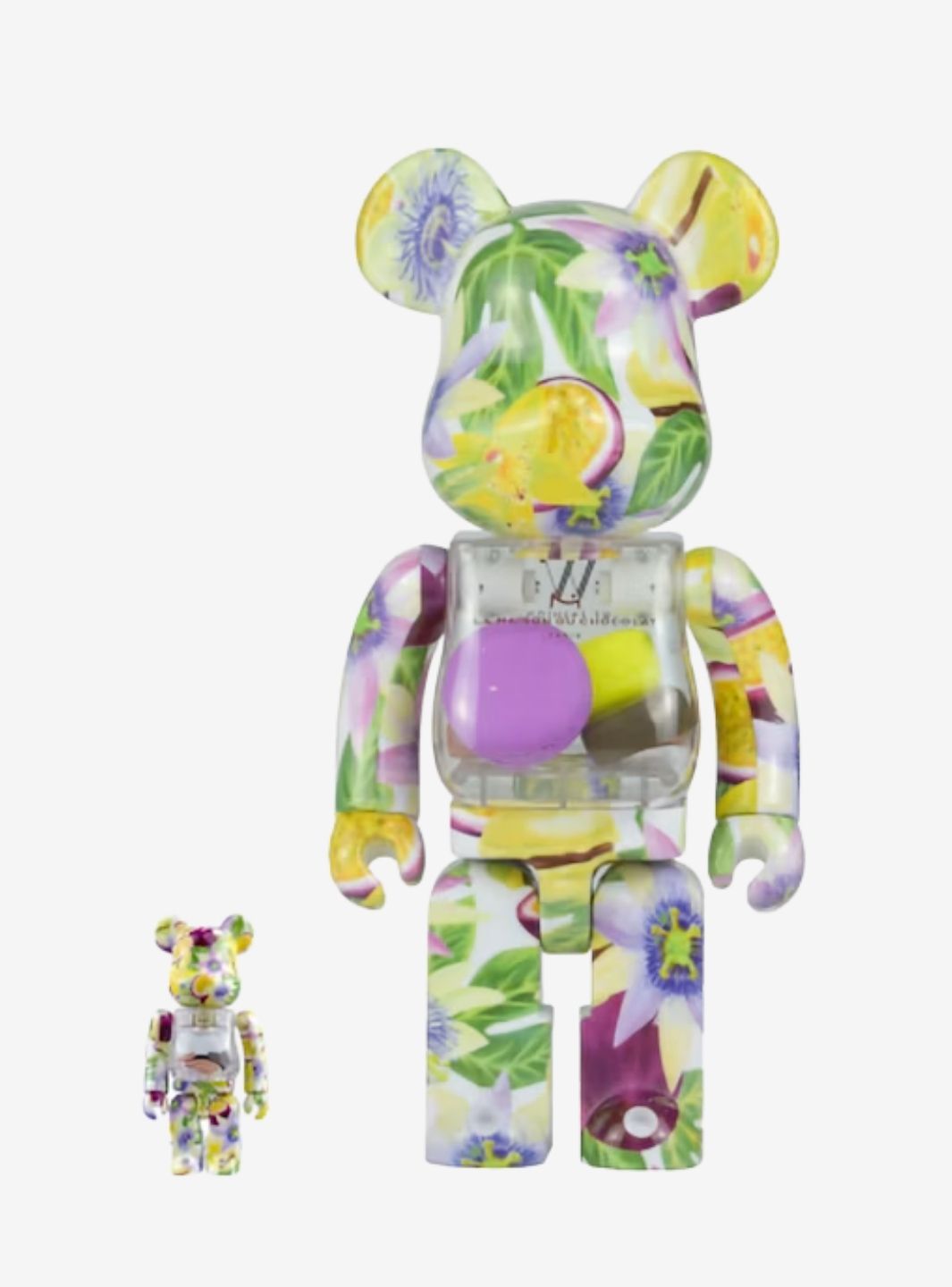 Bearbrick x La Maison du Chocolate 100% & 400% Set Passion Fruits