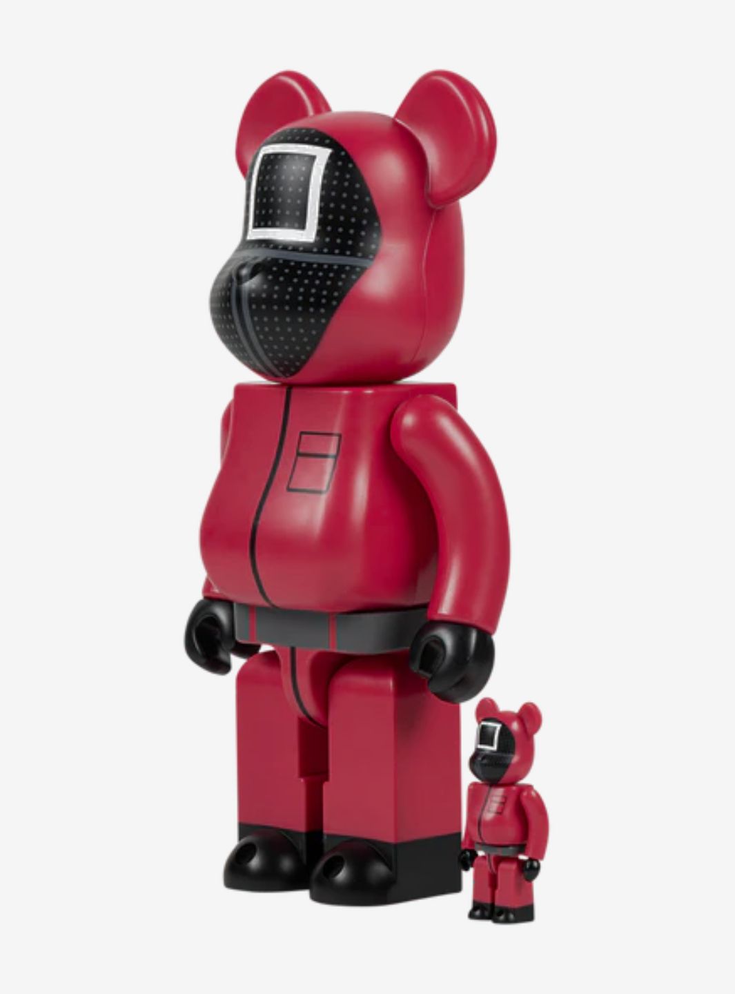Bearbrick x Squid Game Guard (Square) 100% & 400% Set