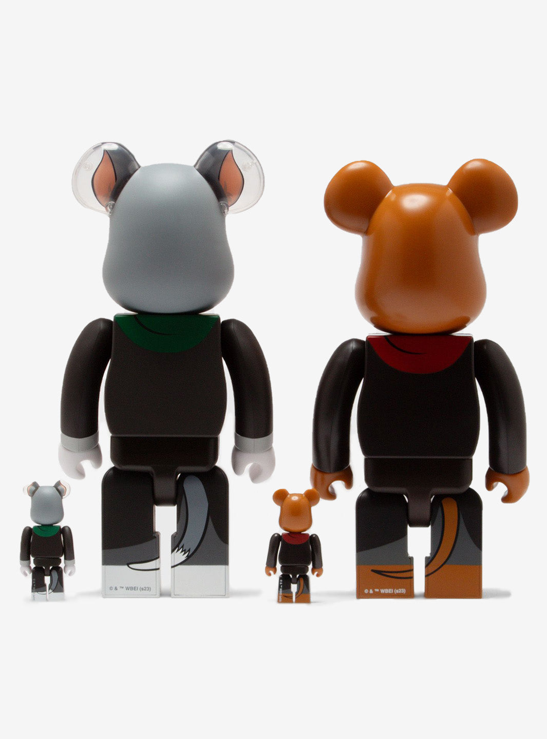 Bearbrick x Tom And Jerry in Hogwarts House Robes 100% 400% 4-Pc Set