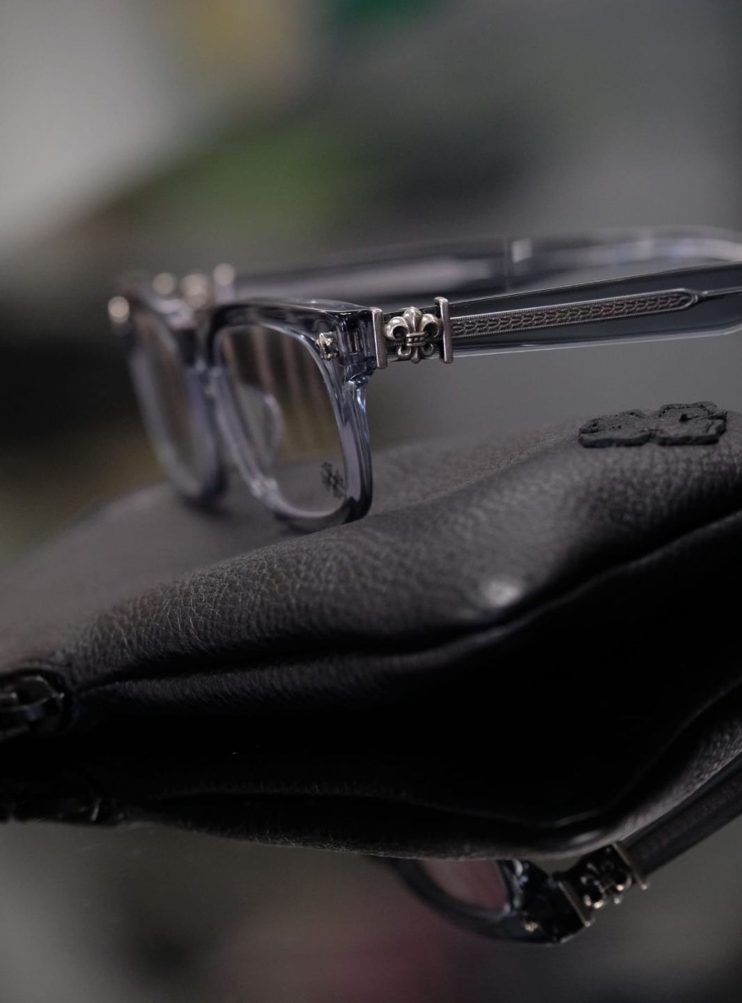 Chrome Hearts Eyewear Gittin Any-A Transparent Light Blue