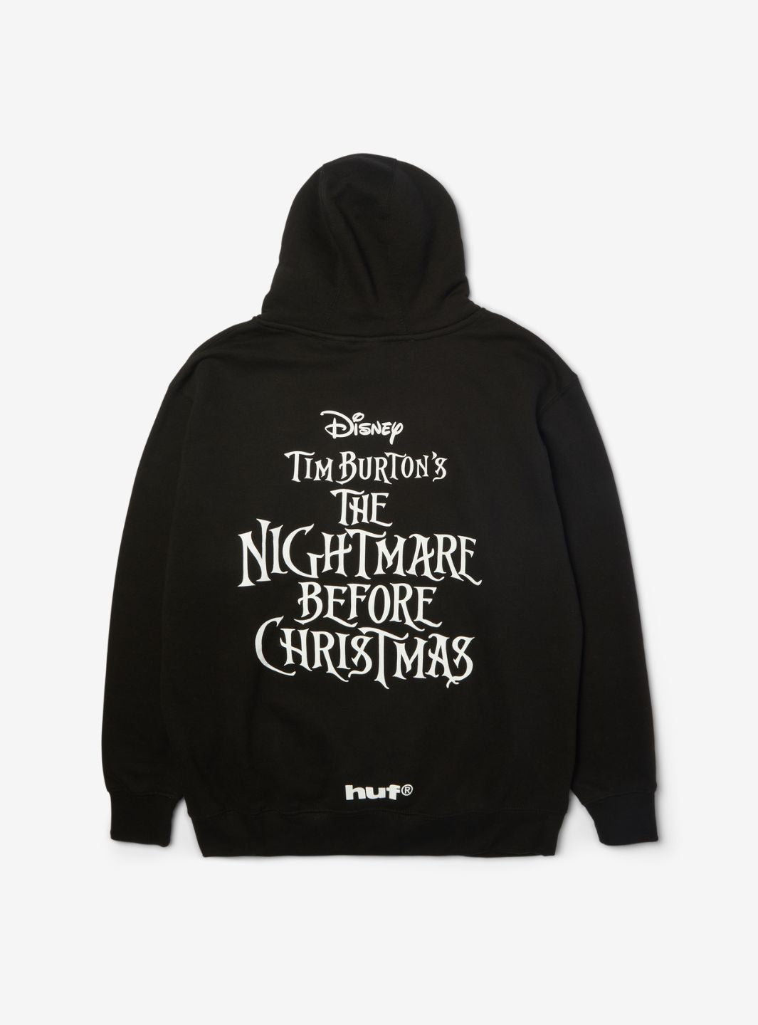 HUF x Disney Nightmare Before Christmas Jack Town Meeting Hoodie Black