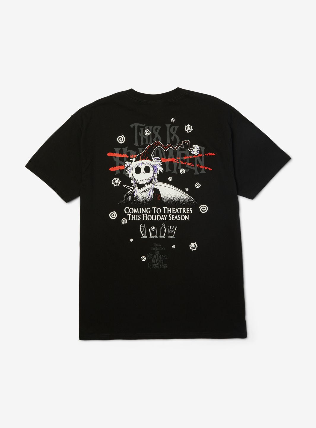 HUF x Disney Nightmare Before Christmas Xmas T-Shirt Black