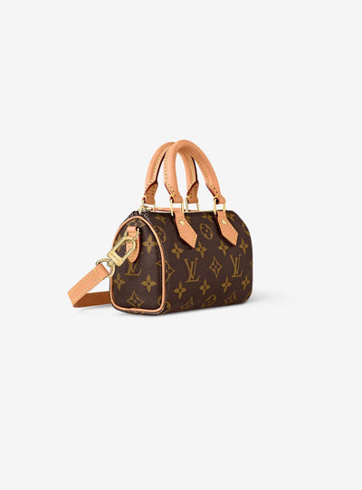 Louis Vuitton Nano Speedy Monogram Canvas Brown
