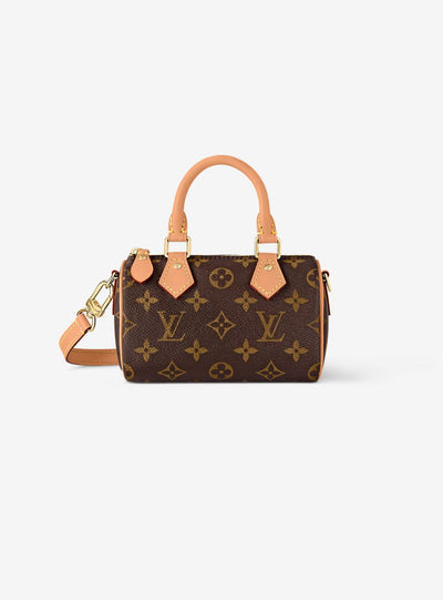 Louis Vuitton Nano Speedy Monogram Canvas Brown