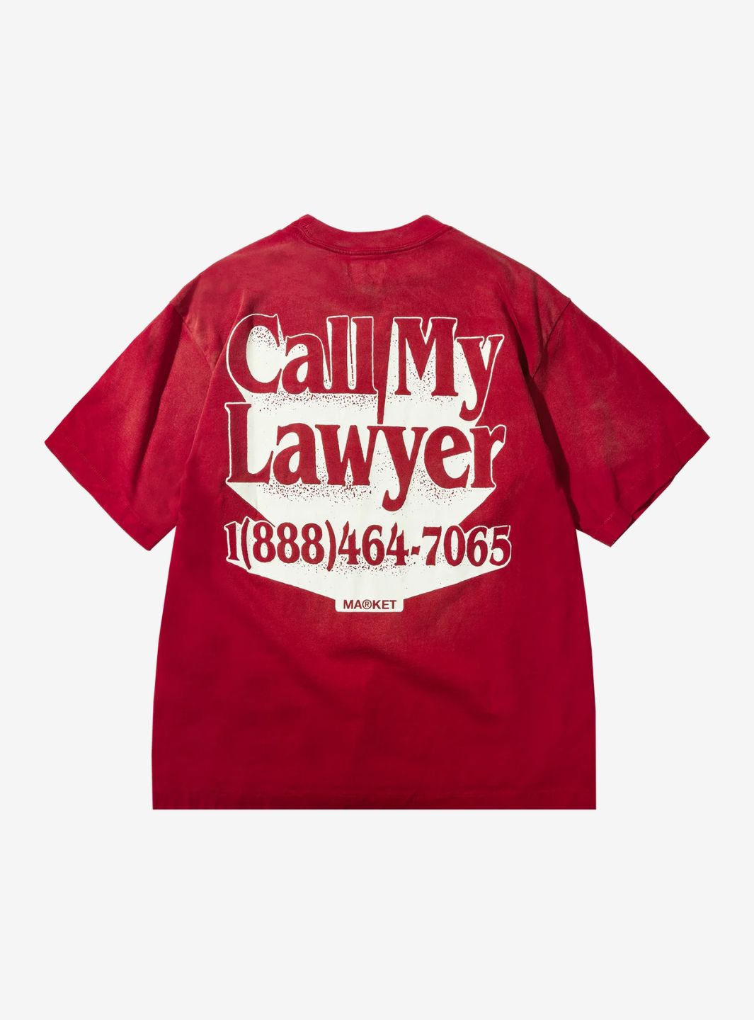 Market Studios Call My Lawyer 3D T-Shirt Candy Red