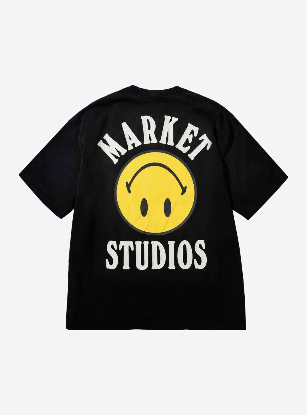 Market Studios Smiley Lockup T-Shirt Jet Black