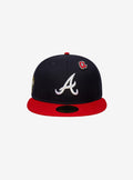 New Era Atlanta Braves MLB Icon Navy 59FIFTY Fitted Cap