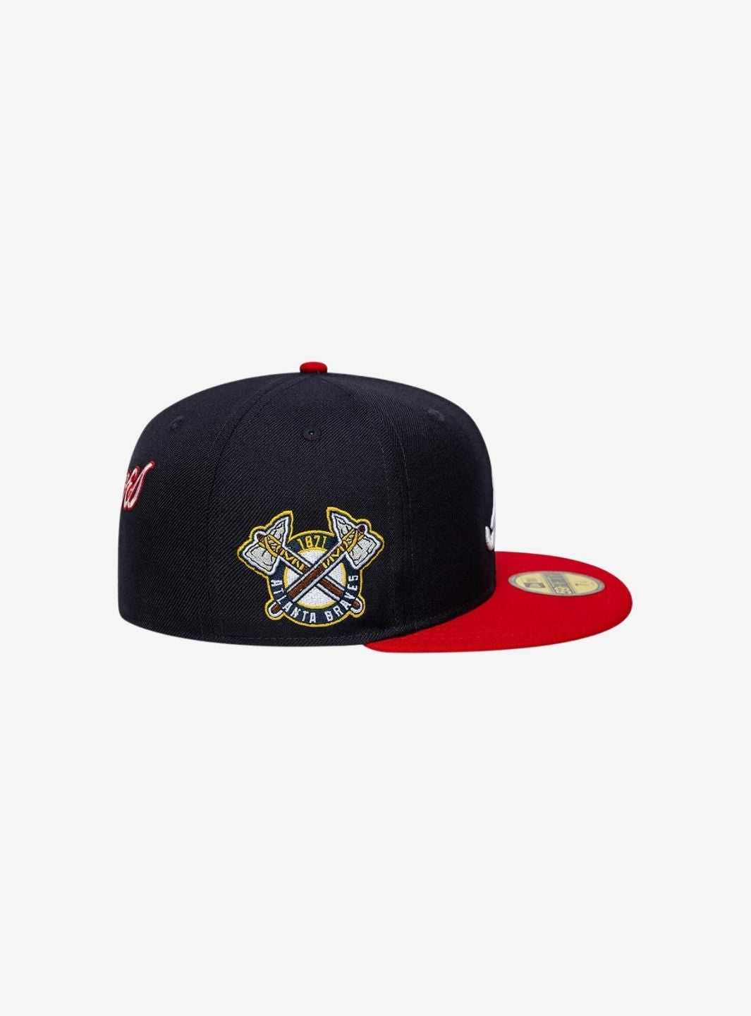 New Era Atlanta Braves MLB Icon Navy 59FIFTY Fitted Cap