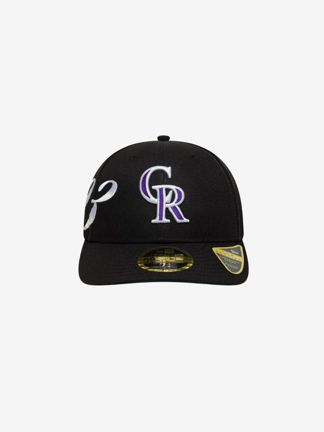 New Era Colorado Rockies MLB Est Script Black Low Profile 59FIFTY Fitted Cap