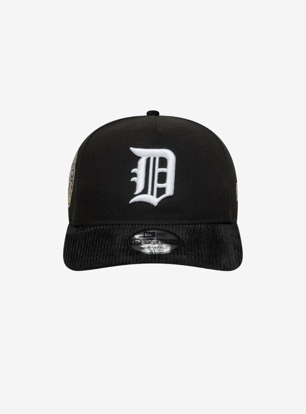 New Era Detroit Tigers MLB Cooperstown Cord Black 19TWENTY Adjustable Cap