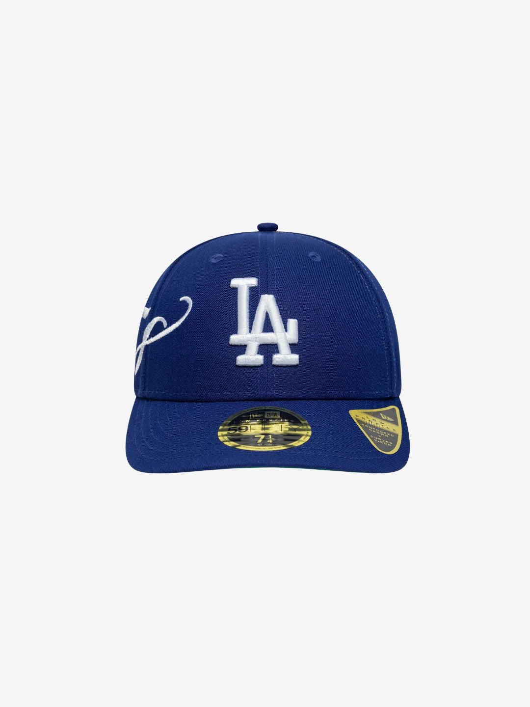 New Era LA Dodgers MLB Est Script Dark Blue Low Profile 59FIFTY Fitted Cap