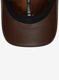 New Era New York Yankees Brown IMG Leather 9FORTY Adjustable Cap