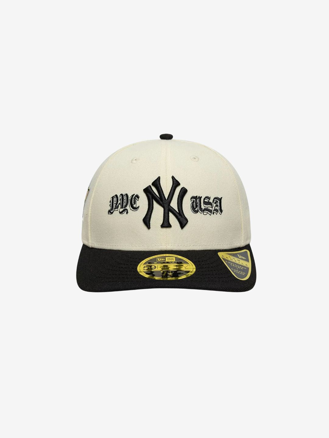 New Era New York Yankees MLB Cooperstown Cream Low Profile 59FIFTY Fitted Cap