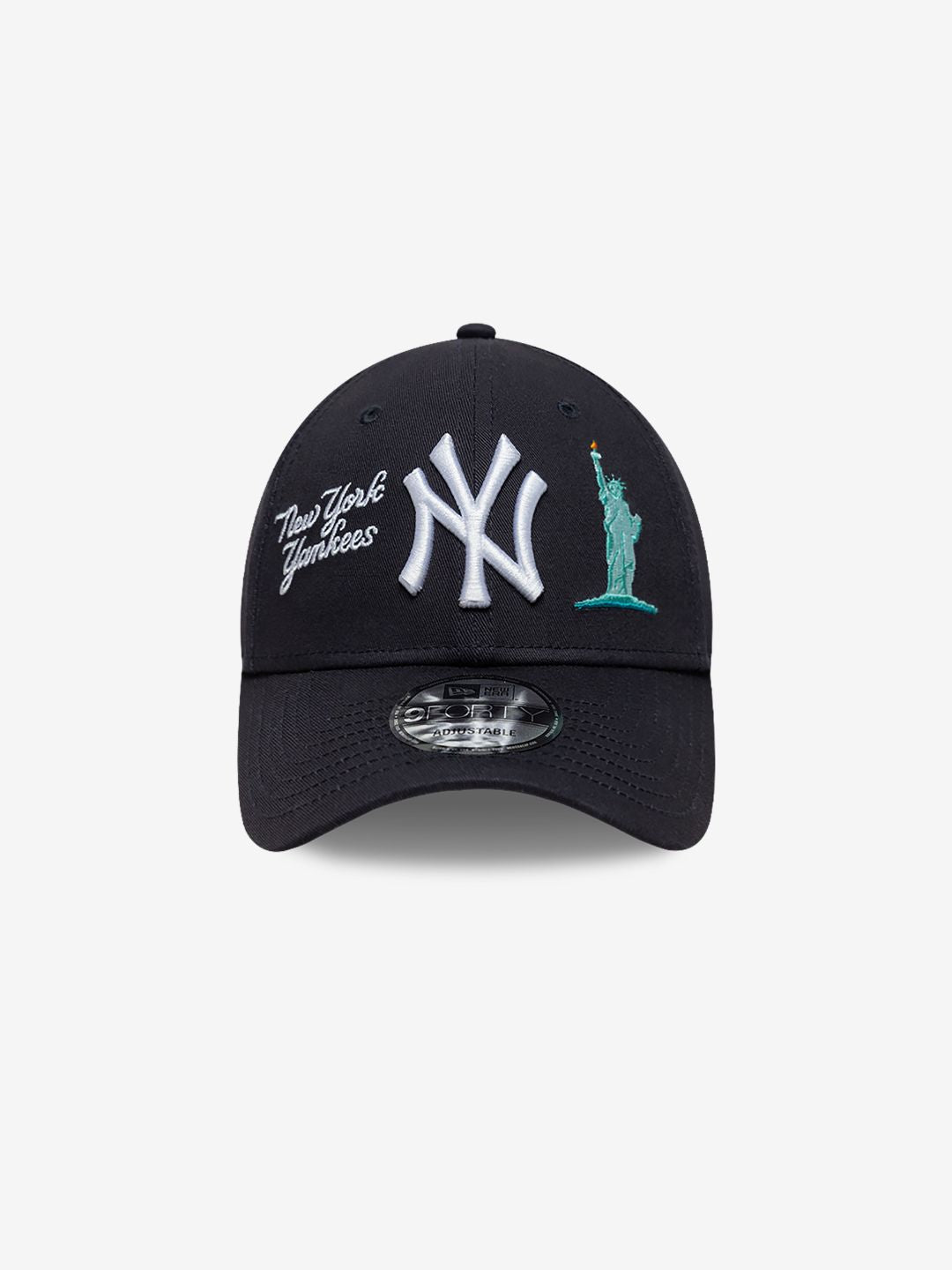 New Era New York Yankees MLB Navy Blue 9FORTY Adjustable Cap