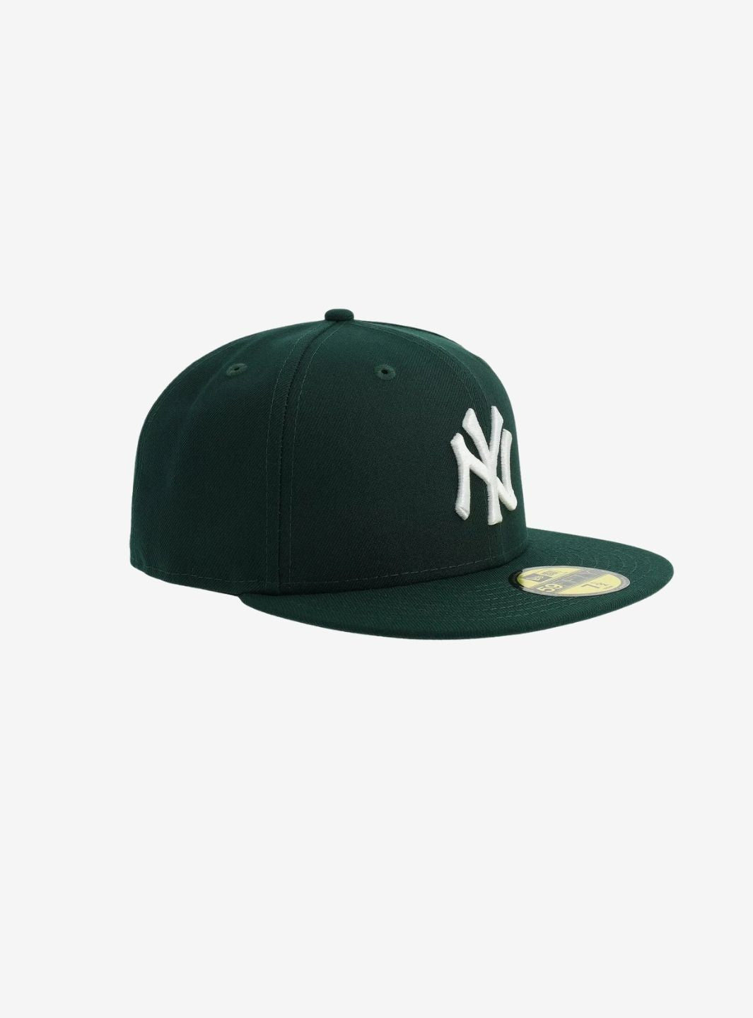 New Era New York Yankees Nos League Essential 59FIFTY Dark Green/White Fitted Cap