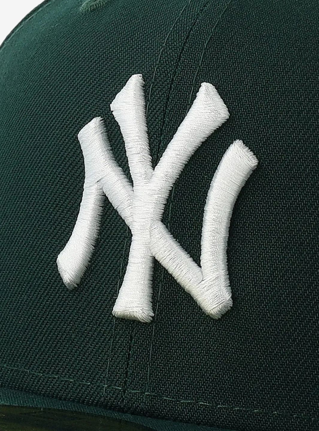 New Era New York Yankees Nos League Essential 59FIFTY Dark Green/White Fitted Cap