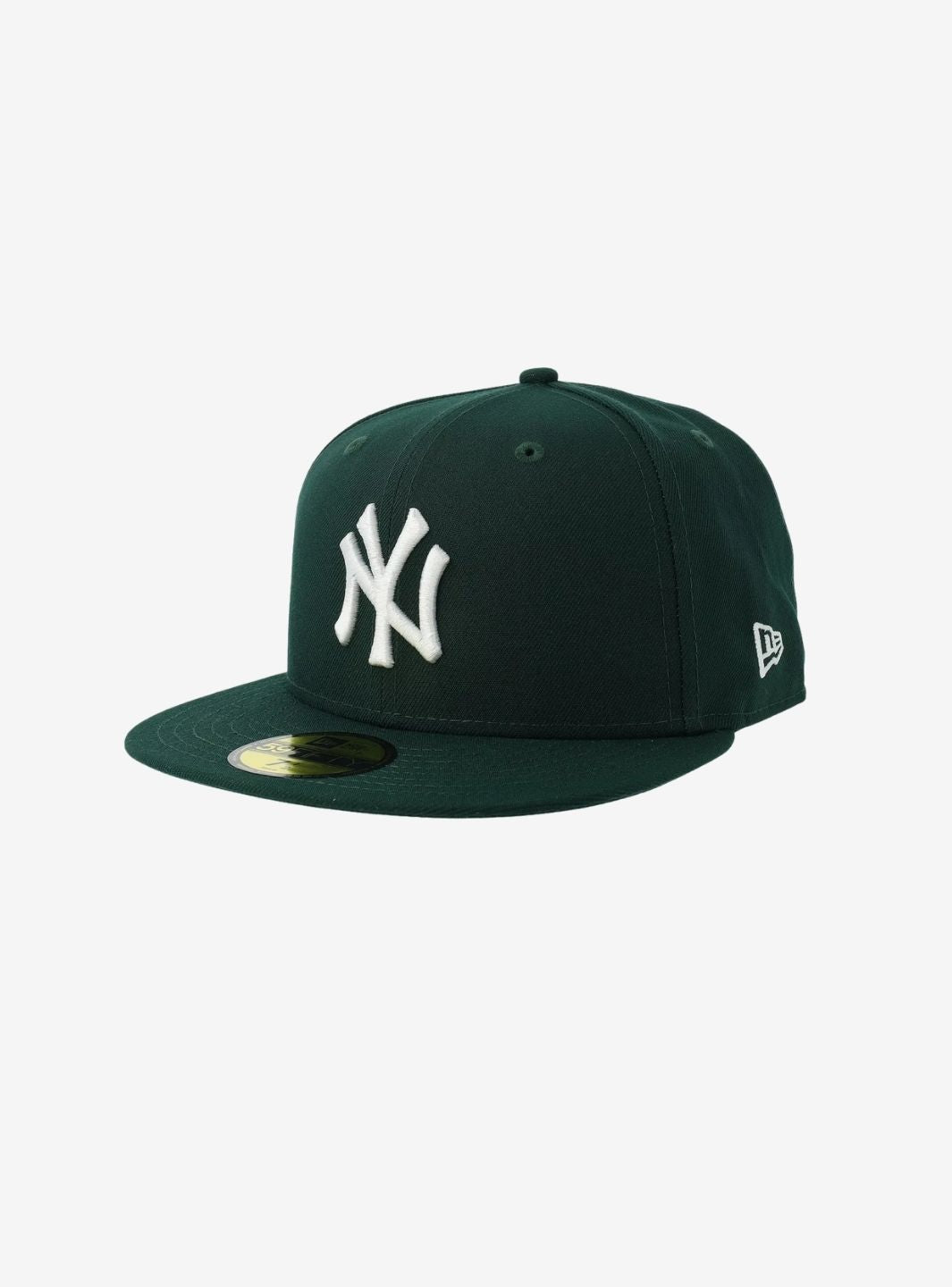New Era New York Yankees Nos League Essential 59FIFTY Dark Green/White Fitted Cap