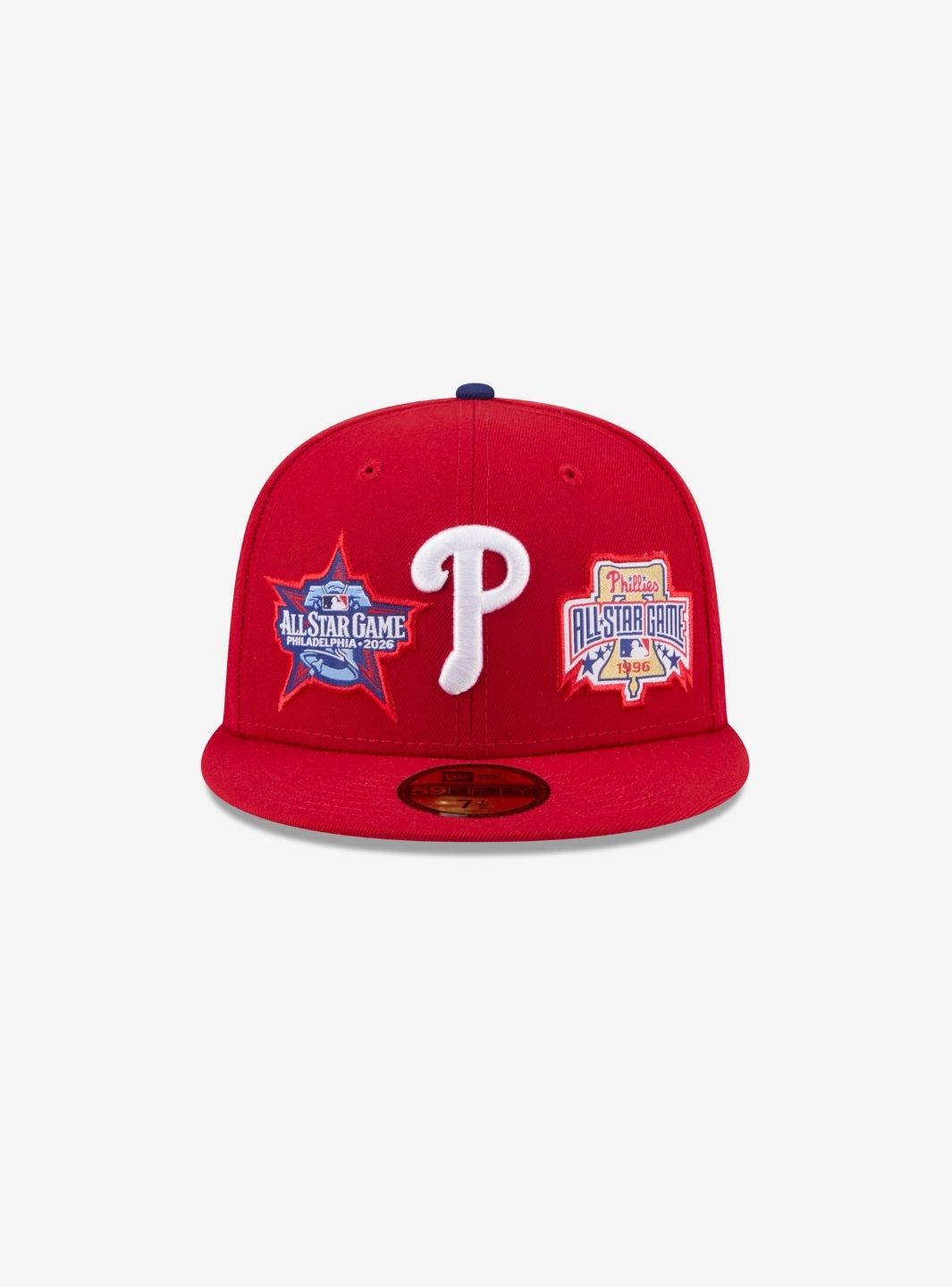 New Era Philadephia Phillies All Star Games Red Multi-Patch 59FIFTY Fitted Cap