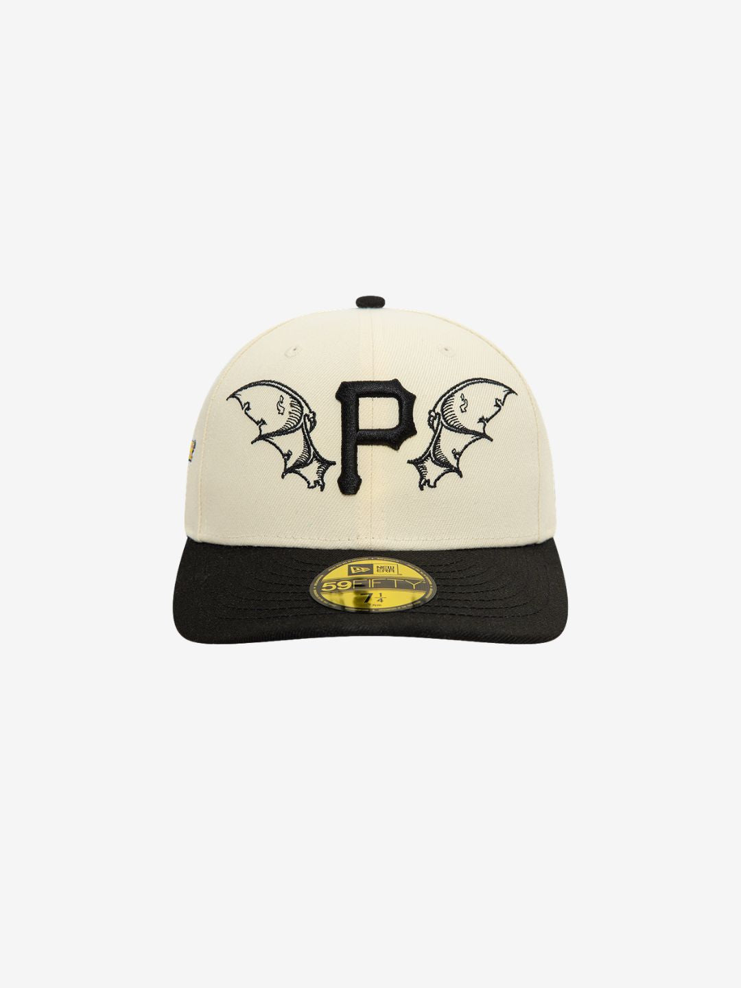 New Era Pittsburgh Pirates MLB Team Wings Light Beige 59FIFTY Fitted Cap