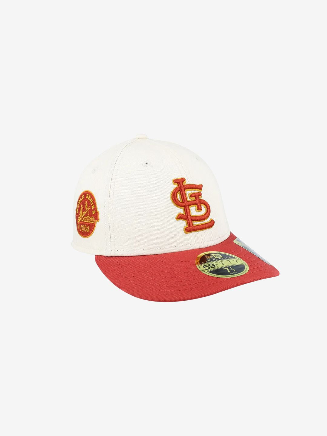 New Era St. Louis Cardinals Seasonal World Series 59FIFTY Low Profile Natural/Red Fitted