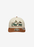 New Era Suede Cream & Brown Retro Crown 9FIFTY Adjustable Cap
