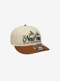 New Era Suede Cream & Brown Retro Crown 9FIFTY Adjustable Cap