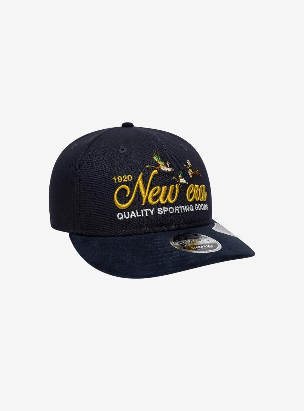 New Era Suede Navy Retro Crown 9FIFTY Adjustable Cap