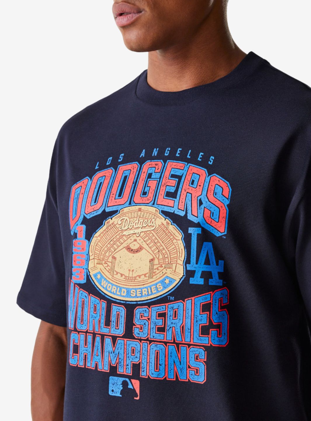 New Era T-Shirt Oversized LA Dodgers MLB World Series