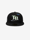 New Era Tampa Bay Rays MLB Icon Black 59FIFTY Fitted Cap
